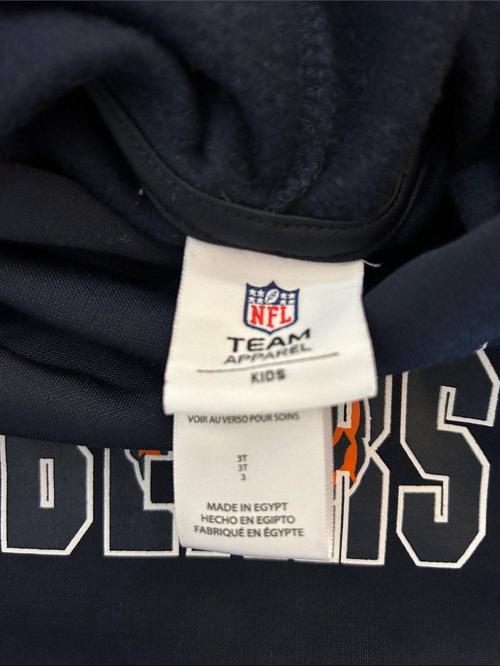 Chicago Bears Fleece Lined Hoodie NWOT - Picture 5 of 7